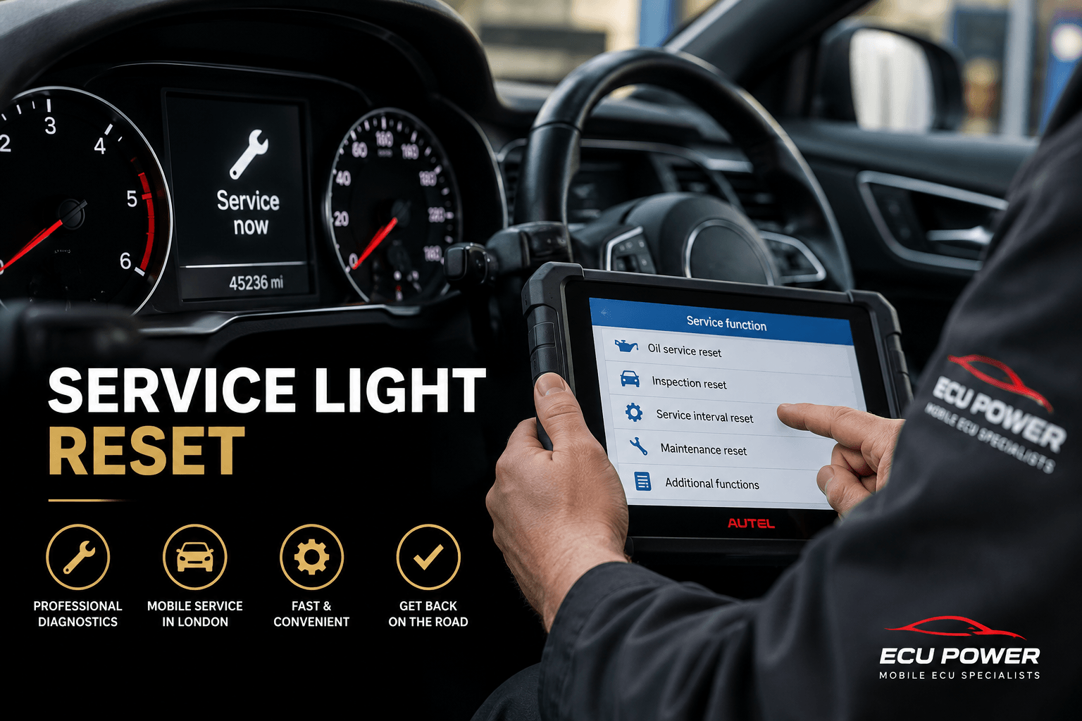 Read more about the article Service Light Reset in London: When You Need It and Why It Matters